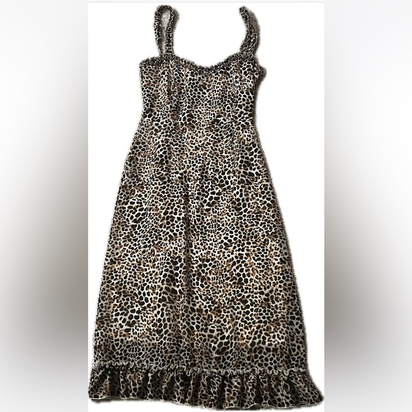 Slideshow dress size 6 leopard print - Picture 4 of 6